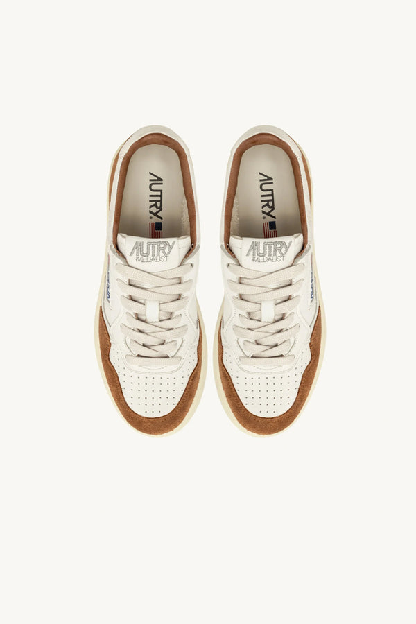Karen Walker Medalist Low Sneakers White/Brown