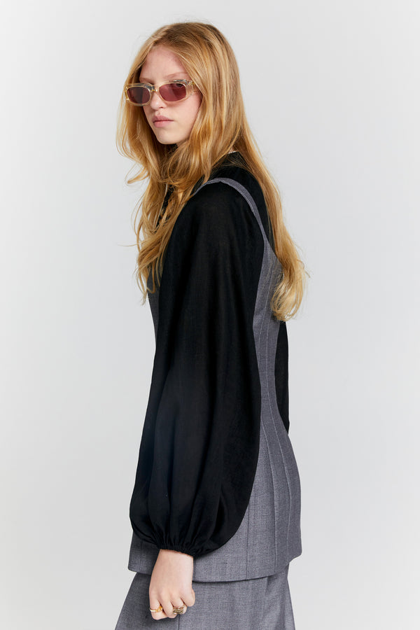 Karen Walker Memento Gilet Charcoal