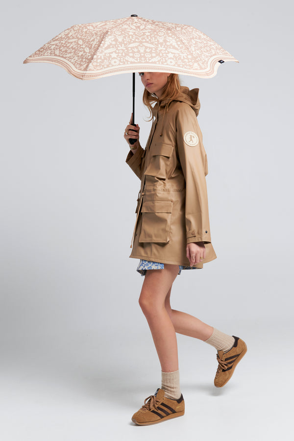 Karen Walker Metro Filigree Umbrella Tan