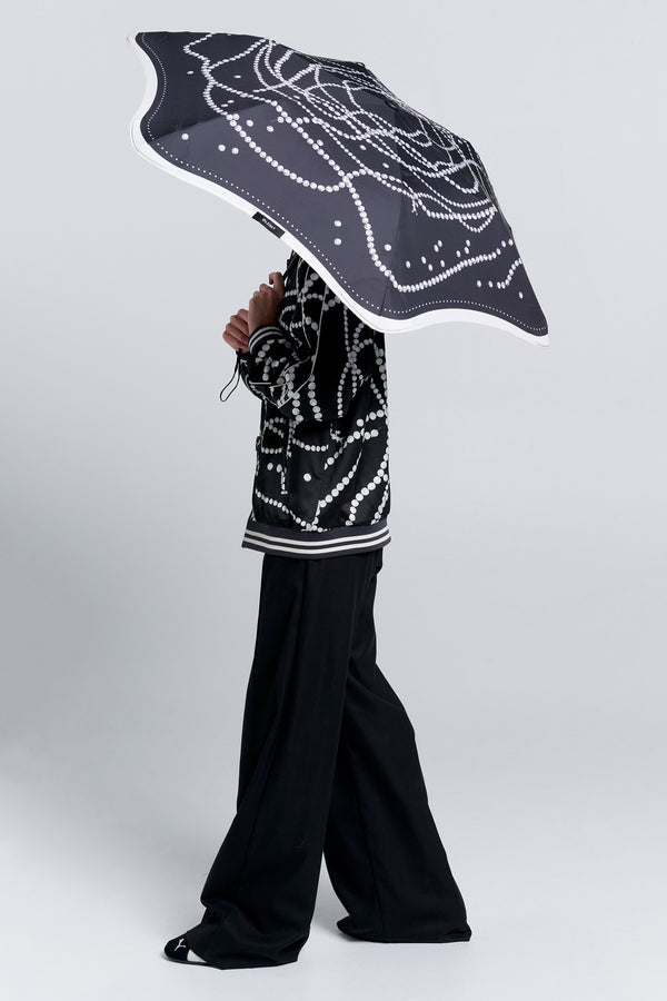 Karen Walker Metro Runaway Pearls Umbrella Black