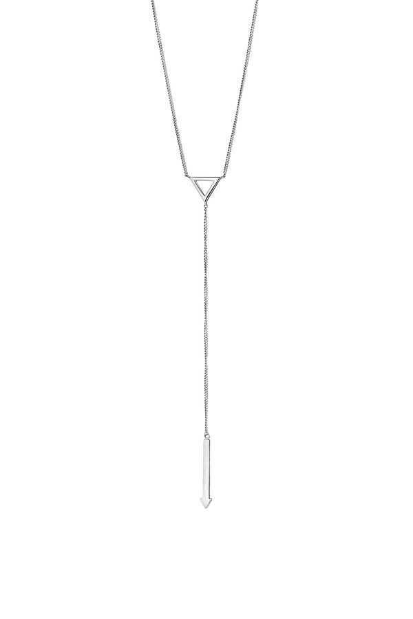 karen walker Metronome Necklace Silver