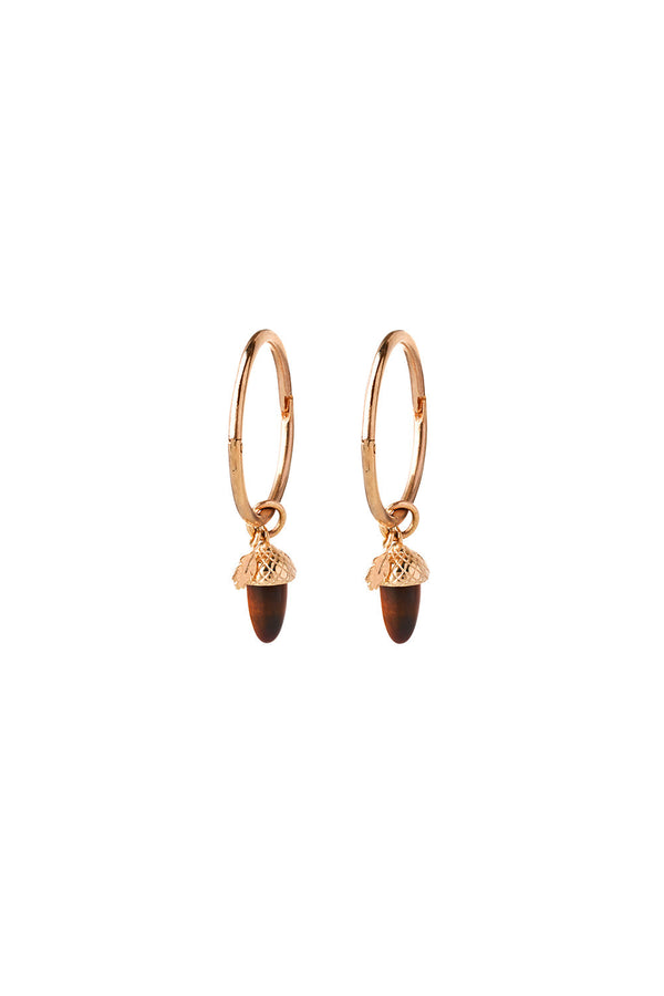 karen walker Micro Acorn and Leaf Sleepers Gold