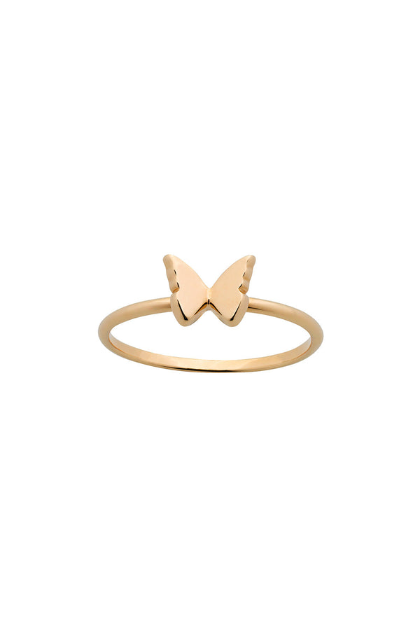 karen walker Mini Butterfly Ring Gold