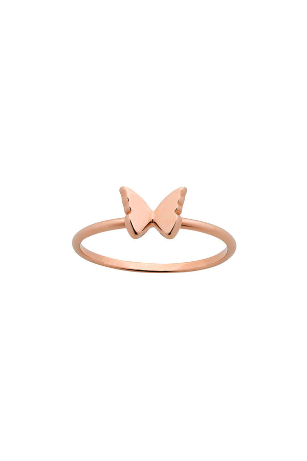 karen walker Mini Butterfly Ring Rose Gold