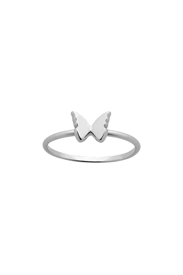 karen walker Mini Butterfly Ring Silver