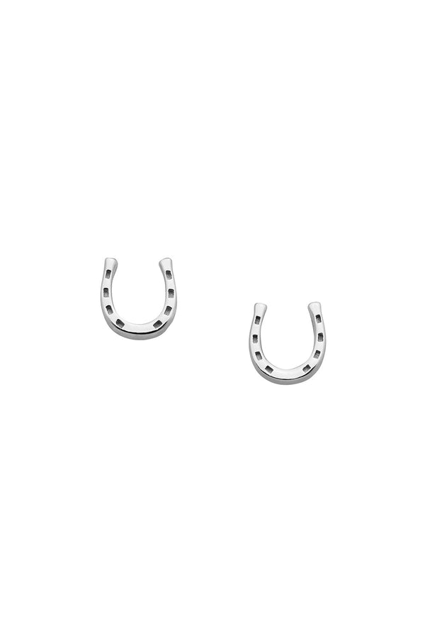 karen walker Mini Horseshoe Studs Silver