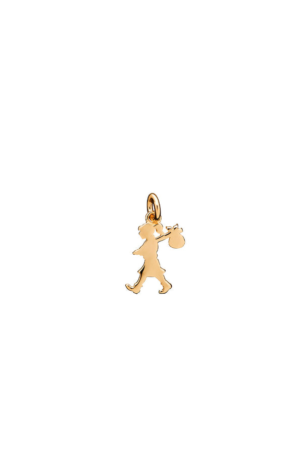 Karen Walker Mini Runaway Girl Charm Gold