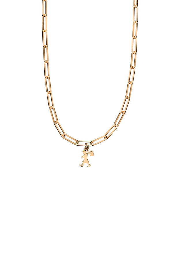 Karen Walker Mini Runaway Girl Charm Gold