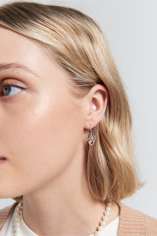 Karen Walker Mini Superlove Hoops Rose Gold