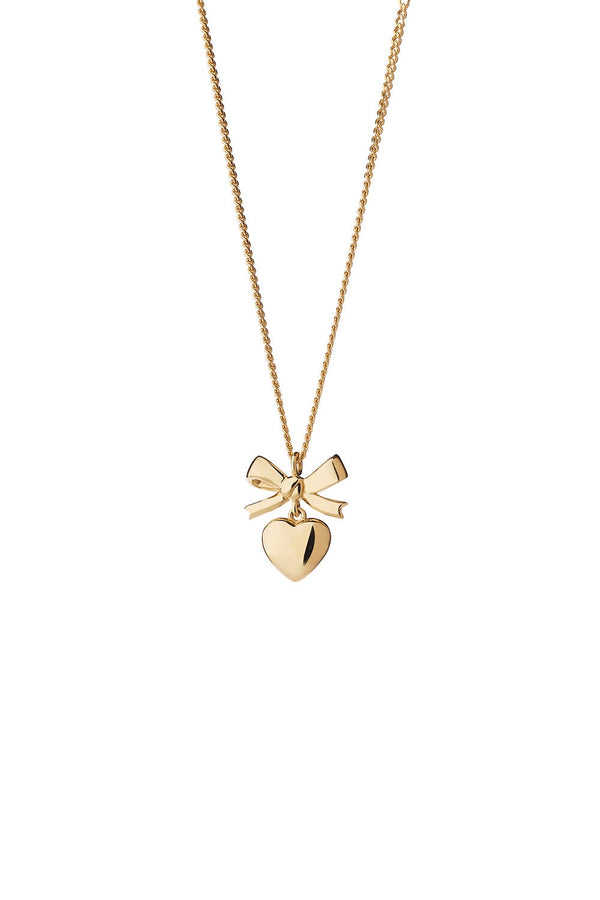 karen walker Mini Superlove Necklace Gold