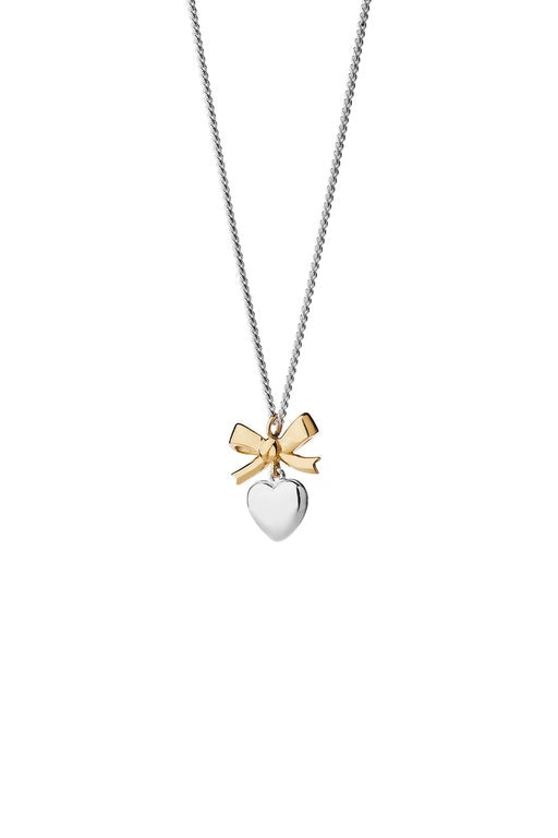 karen walker Mini Superlove Necklace Silver/Gold