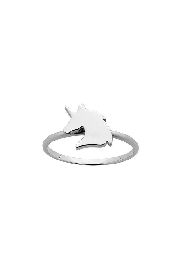 karen walker Mini Unicorn Ring Silver