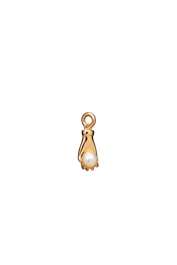 karen walker Mini Wisdom Hand Charm Gold