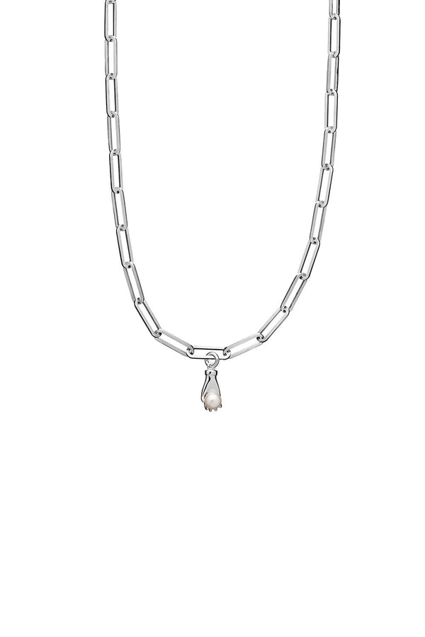 Karen Walker Mini Wisdom Hand Charm Silver