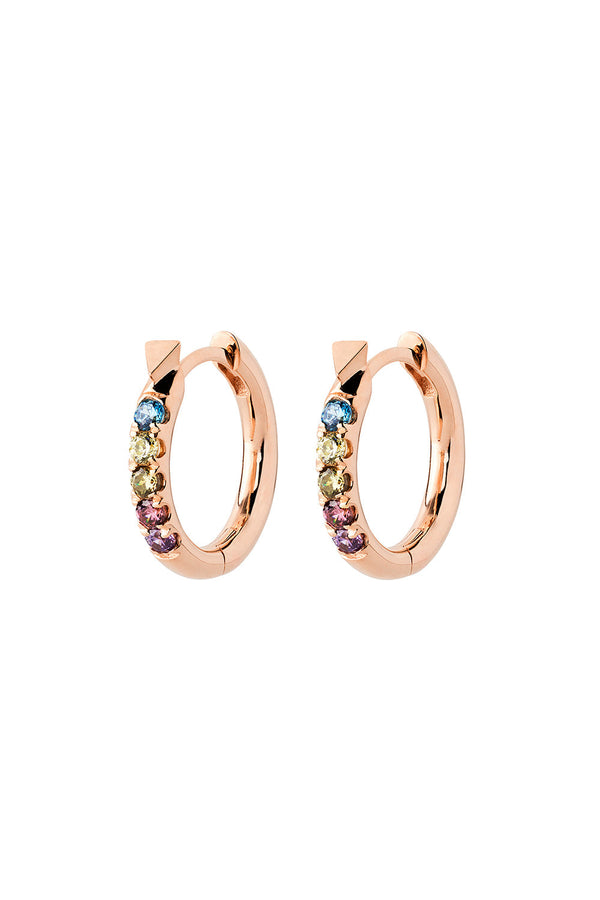 Karen Walker Miniaturist Earrings Rose Gold