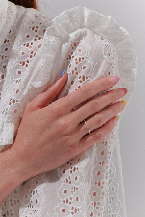 Karen Walker Miniaturist Ring Silver