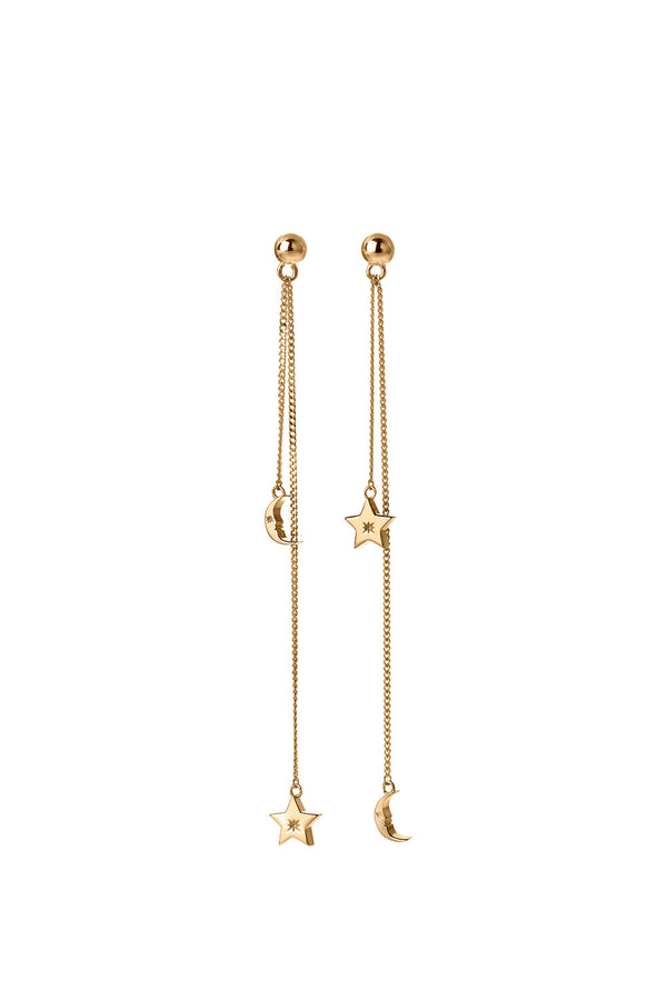 Karen Walker Moon And Star Pendulum Gold