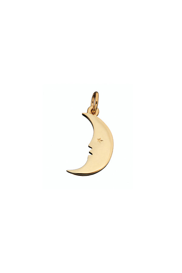 Karen Walker Moon Charm Gold-Plated