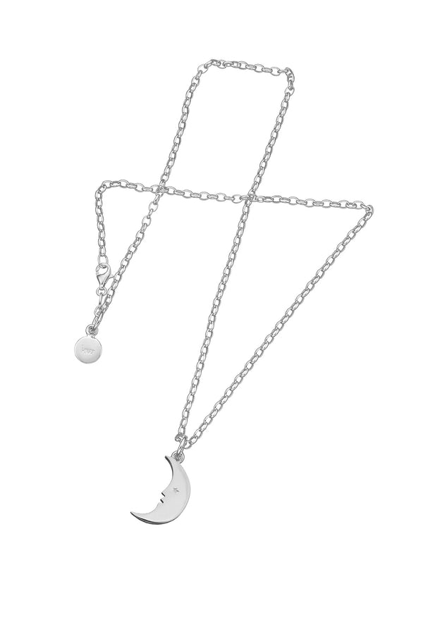 Karen Walker Moon Pendant Silver