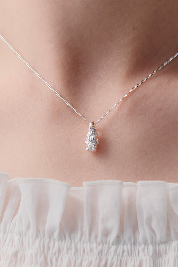 karen walker Mr Gnome Necklace Silver