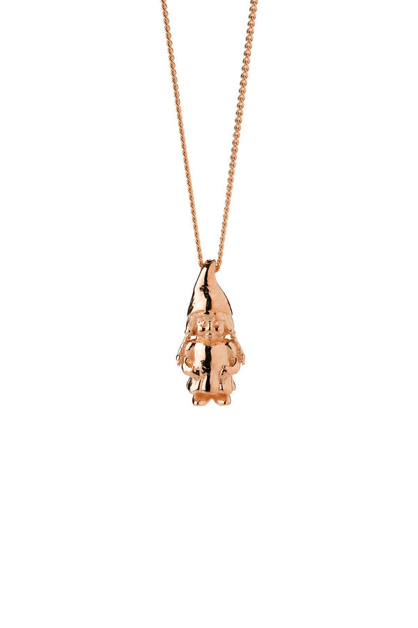 Karen Walker Ms Gnome Necklace Rose Gold