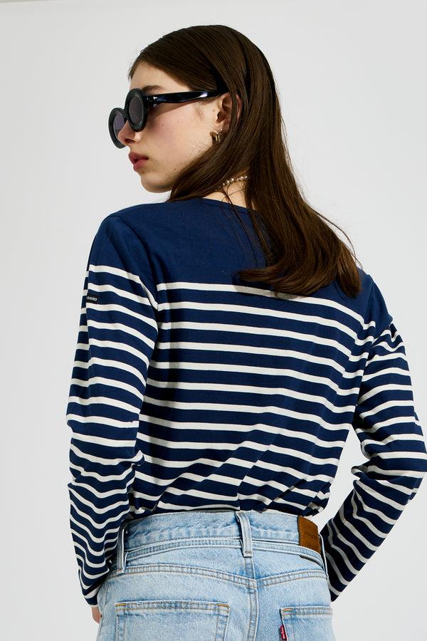 Karen Walker Naval Authentic Striped Sailor Shirt