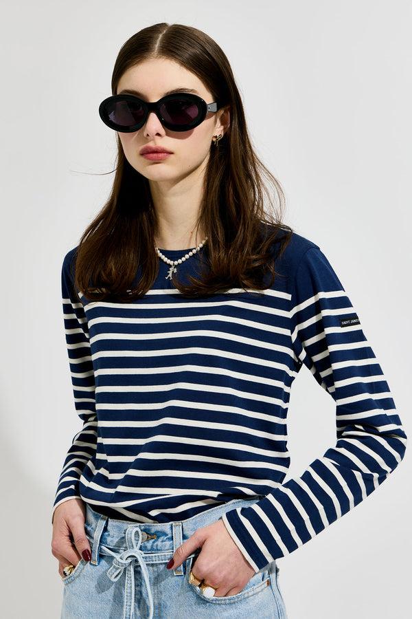 karen walker Naval Authentic Striped Sailor Shirt