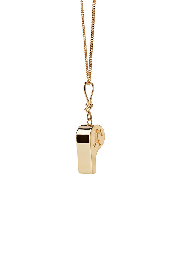 karen walker Navigator's Whistle Necklace Gold