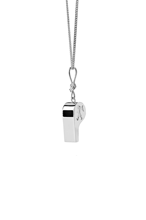 karen walker Navigator's Whistle Necklace Silver