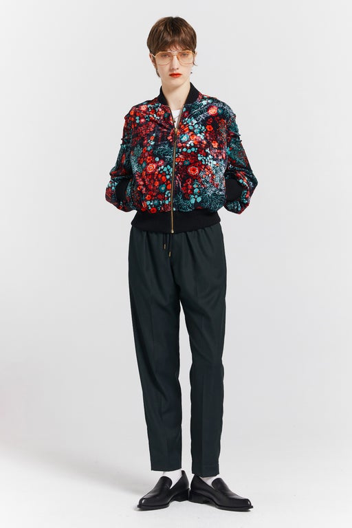 karen walker Nico Trousers Dark Green