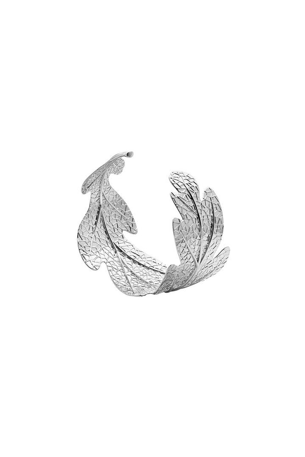 Karen Walker Oak Leaf Cuff Silver