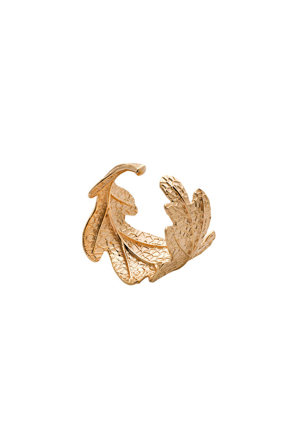 Karen Walker Oak Leaf Ring Gold