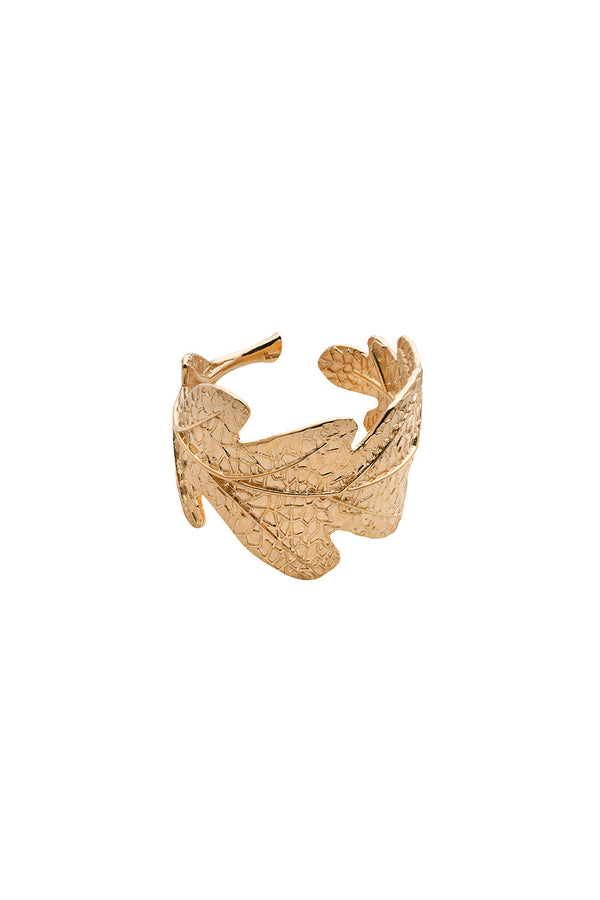 Karen Walker Oak Leaf Ring Gold