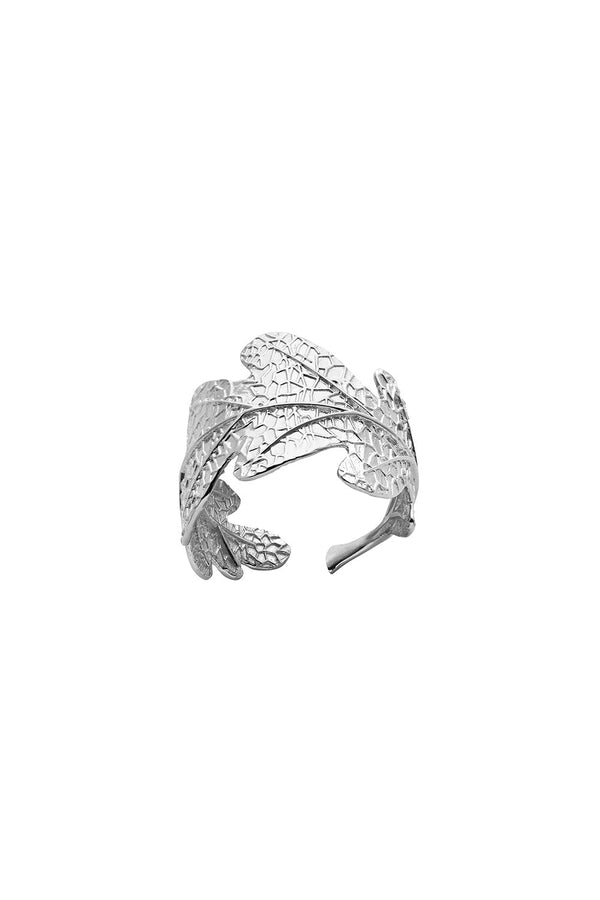 Karen Walker Oak Leaf Ring Silver