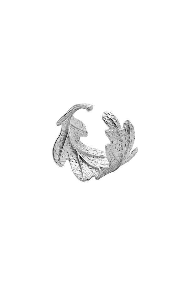 Karen Walker Oak Leaf Ring Silver