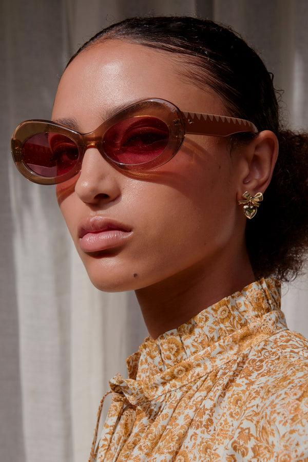 Karen Walker Omega Xtal Tan