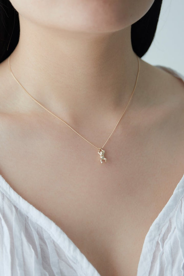 Karen Walker Orangutan Necklace Gold