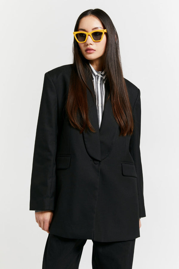 karen walker Oversized Dinner Jacket Black