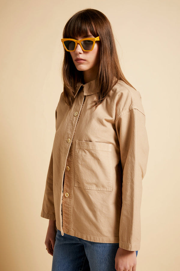 karen walker Oversized Twill Workwear Jacket