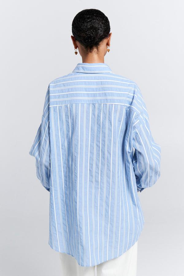 Karen Walker Oversized Walker Shirt Blue