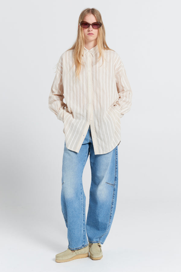 Karen Walker Oversized Walker Shirt Natural
