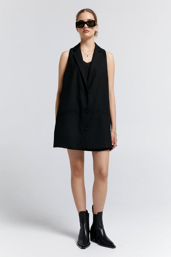 karen walker Pavilion Gilet Black