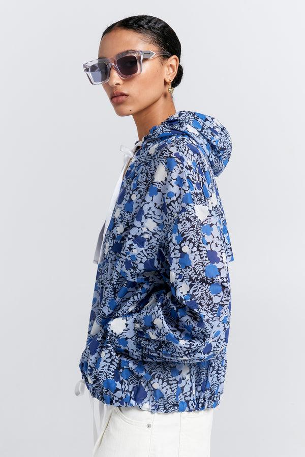 Karen Walker Perfect Day Beach Hoodie Blue Multi
