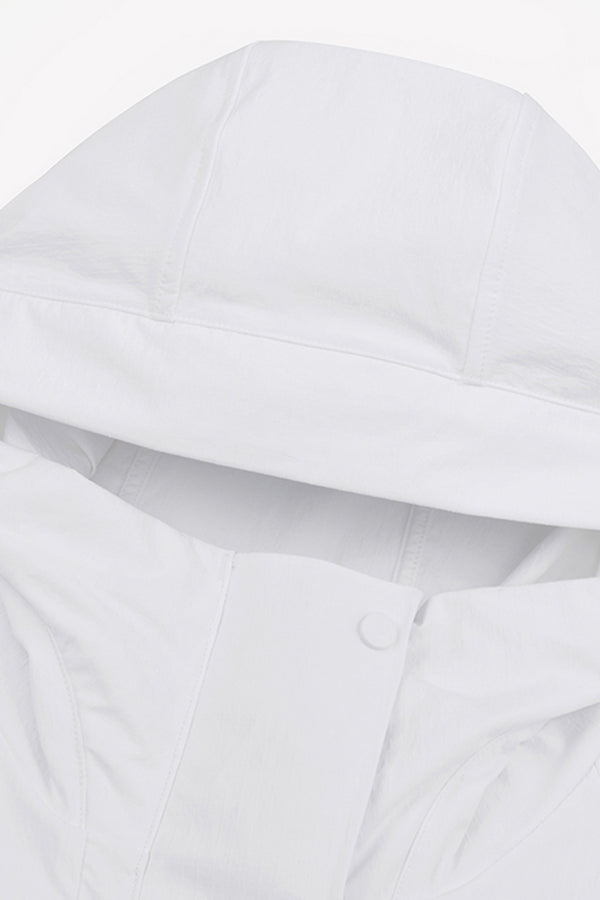 Karen Walker Perfect Day Shirt Wind Jacket White