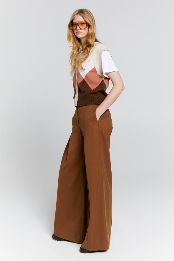 Karen Walker Pioneer Trousers Chestnut