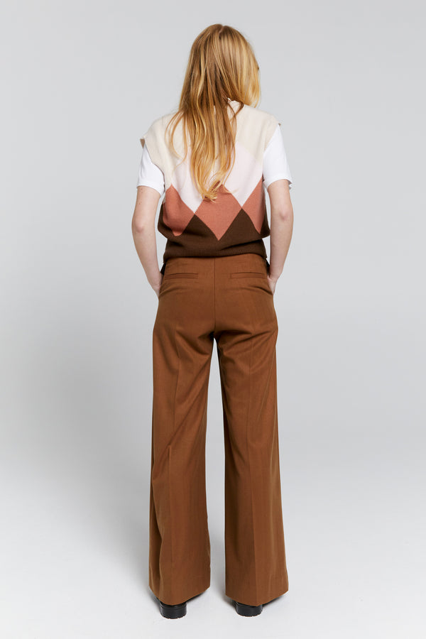 Karen Walker Pioneer Trousers Chestnut