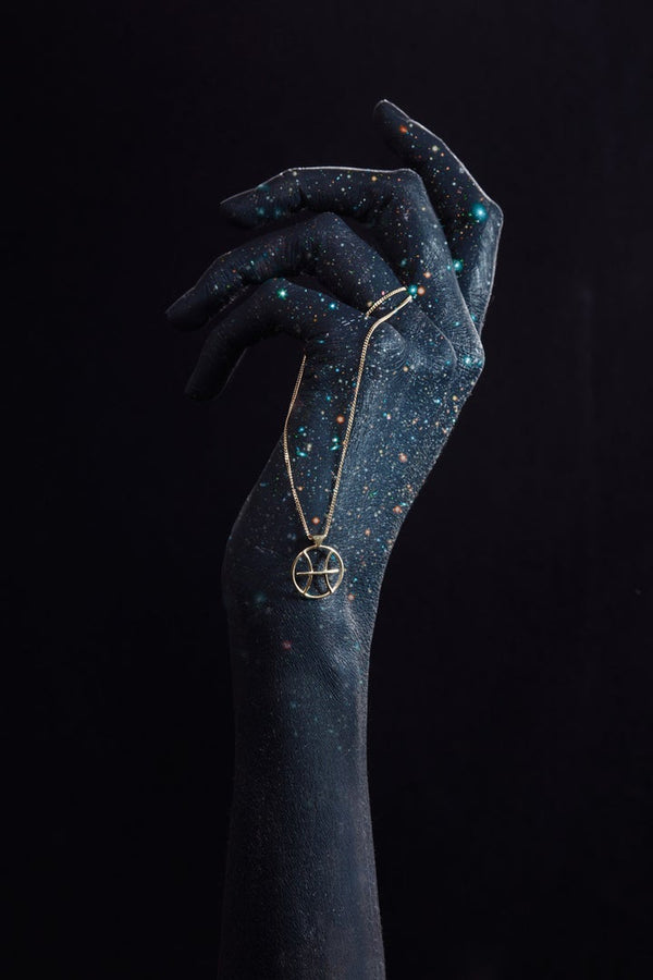 Karen Walker Pisces Necklace Gold