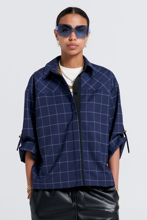 Karen Walker Promenade Shirt Navy