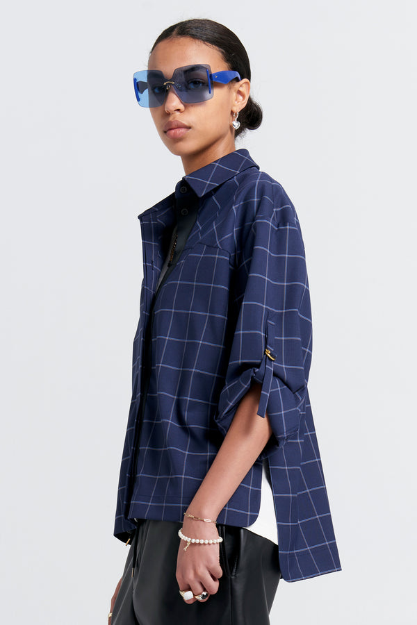 Karen Walker Promenade Shirt Navy