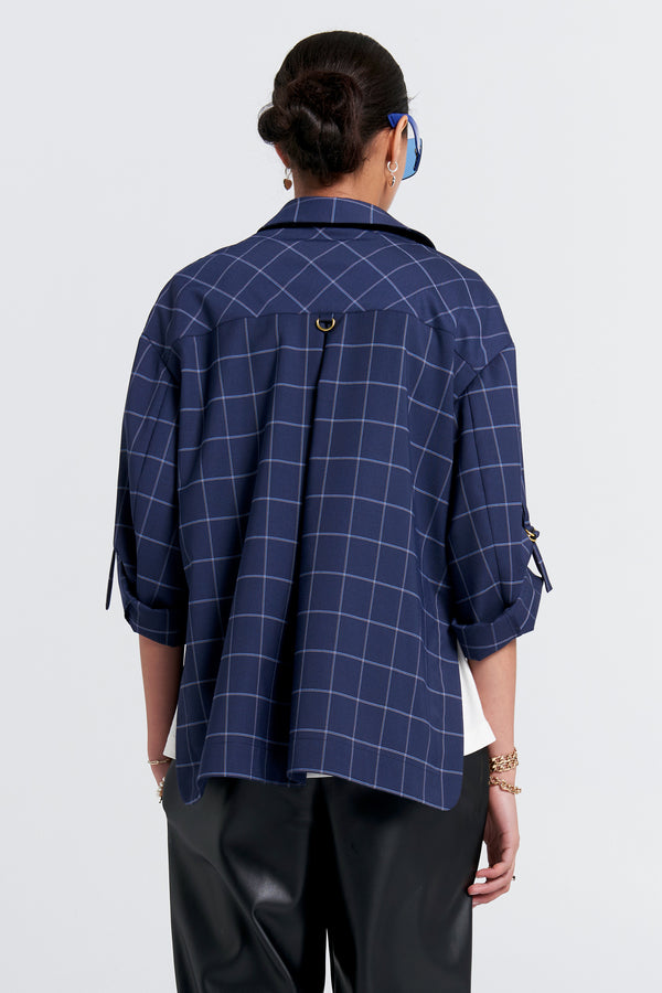 Karen Walker Promenade Shirt Navy